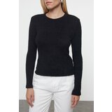 Trendyol Black Basic Furry Knitted Sweater | Shoptok.si