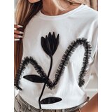 DStreet T-shirt damskie oversize z efektem 3D PETINIA biała | Shoptok.si
