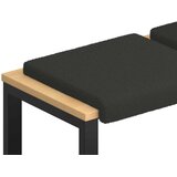  Jastučić za klupu 2 kom. Sherpa Tkanina Tamnosiva Dubina 35 cm | shoptok.hr