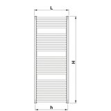 Korado kopalniški radiator rondo comfort, višina: 700 mm, širina: 450 mm | Shoptok.si