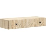 Stolna montirana na zid Hrast sonoma 87 5 x 34 5 x 17 cm Cijene