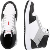 Champion Authentic Athletic Apparel Visoke tenisice 'REBOUND 2.0' svijetlosiva / vatreno crvena / crna / bijela | shoptok.hr