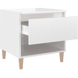  Noćni ormarići 2 kom sjajni bijeli 50x46x50cm konstruirano drvo | shoptok.hr