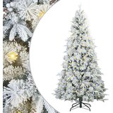 Umjetno božićno drvce s nogom s stalakom Bijelo 210 cm PE i PVC | shoptok.hr