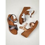 Resti Women's wedge sandals with rhinestones and glitter Glittera | shoptok.hr