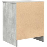  Noćni ormarići 2 kom s ladicama betonsko-sive boje 40x34x50 cm | Shoptok.si