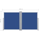 Tenda Zložljiva stranska tenda modra 100x600 cm | Shoptok.si