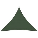 vidaXL Senčno jadro 160 g/m² temno zeleno 5x5x5 m HDPE, (20729444) | Shoptok.si