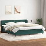  Krevet s oprugama s madracima tamno zeleni 180x220 cm baršun | shoptok.hr