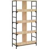  Polica za knjige boja hrasta 78,5x33x153 cm konstruirano drvo | shoptok.hr