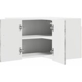  Zidni kutni ormar Lucca Betonska siva 57 x 57 x 40 cm | shoptok.hr