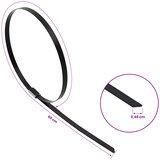  Veza za kabel 12 kom. 4,6 x 600 mm Crna | shoptok.hr