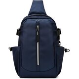 IZMAEL Torba čez ramo z USB polnjenjem LE-25624 - Modra | Shoptok.si