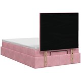  Podesivi krevet s madracem Ružičasta 120 x 190 cm Baršun | shoptok.hr