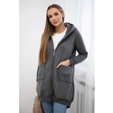 Kesi Insulated sweatshirt with a zipper at the back graphite | shoptok.hr