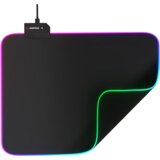 Rampage podloga za miš za gaming pulsar rgb m MP-21 gray 252*328*3mm rgb led gaming mouse pad, 42370 Cijene