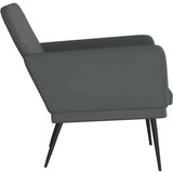 Fotelj siv 61x78x80 cm umetno usnje, (20929534) | Shoptok.si