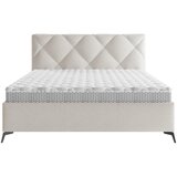MID.YOU OBLAZINJENA POSTELJA 180 cm x 200 cm , tekstil krem barve | Shoptok.si