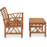 Maison Chic Seti vrtnega pohištva - Vrtna garnitura - Vrtni pohištvo set 2-delna trden akacijev les, (21810328) | Shoptok.si
