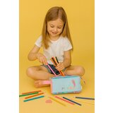 Enso Jungle Mood prazna pernica sa 3 pregrade - Tirkizna ( 98.143.21 ) | Eponuda.com