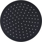  Glava za tuš od nehrđajućeg čelika 25 cm okrugla crna | shoptok.hr