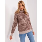 Wool Fashion Italia Sweater-AT-SW-2357.96-brown Cene