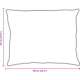 vidaXL Poplun s jastukom 3 pcs Bijela 240 x 260 cm Paperje | shoptok.hr