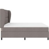  s opruga kutije Sivo-smeđa 200 x 200 cm tkanina | shoptok.hr