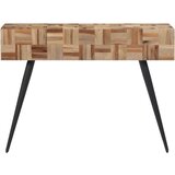 The Living Store Konzolna mizica 110x34x80 cm trdna predelana tikovina - Konzolna Mizica, (21444107) | Shoptok.si