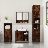  3-dijelni set kupaonskog namještaja boja hrasta drveni | shoptok.hr