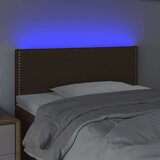  Posteljno vzglavje temno rjavo 90x5x78/88 cm blago, (20735134) | Shoptok.si