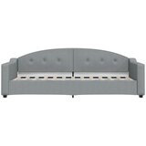 Dnevni krevet s madracem svjetlosivi 80 x 200 cm od tkanine | shoptok.hr