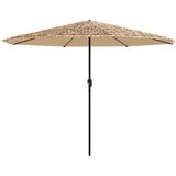  Vrtni suncobran s čeličnom šipkom smeđi 324x324x247 cm | shoptok.hr