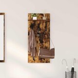  Vješalica za kapute na zidu Dimljeni hrast 40 x 10 x 90 cm | shoptok.hr