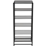 PT LIVING Crni metalni držač za boce vina broj boca 10 kom 25x57x22,5 cm Dual Floor – | shoptok.hr