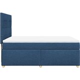  Krevet s oprugama i madracem plavi 140 x 190 cm od tkanine | shoptok.hr