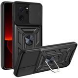  ovitek armor ring z zaščito kamere za xiaomi redmi note 12 4G - črn | Shoptok.si