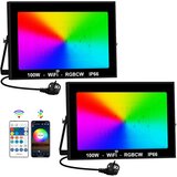 T-SUNUS RGB WiFi LED reflektor 100 W IP66 z aplikacijo Cene