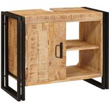 Ormarić za umivaonik Smeđa 71 x 33 x 58 cm Čvrsto drvo manga | Eponuda.ba