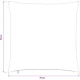  Presvlaka za jastuk 6 pcs ALMELO Mornarsko plava 70 x 70 cm - Modra 70 x 70 cm 6 | shoptok.hr