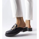 Gemre Black mules with a closed toe Columbus | Shoptok.si