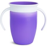 Munchkin Miracle 360° otroški lonček z ročaji Purple 6 m+ 207 ml | Shoptok.si