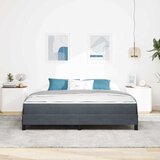  s opruga kutije Tamno siva 180 x 200 cm tkanina | shoptok.hr