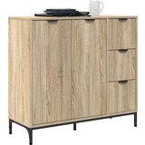 vidaXL Kreveta sonoma hrast 89,5 x 33 x 82 cm Konstruirano drvo | shoptok.hr