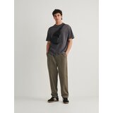 Reserved jogger hlače - kaki Cene