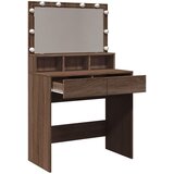  Toaletni stolić s LED svjetlima boja hrasta 80x41x134,5 cm | shoptok.hr