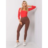 RUE PARIS Trousers-269-SP-0550.05-dark brown | Shoptok.si
