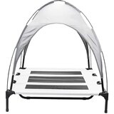  Krevet za psa Srebrno Siva 122 x 93 x 106,5 cm Čelik | shoptok.hr