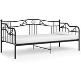  Okvir za krevet na razvlačenje crni metalni 90 x 200 cm | shoptok.hr