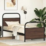 vidaXL Okvir kreveta bez madraca smeđa boja hrasta 80x200 cm drveni | shoptok.hr